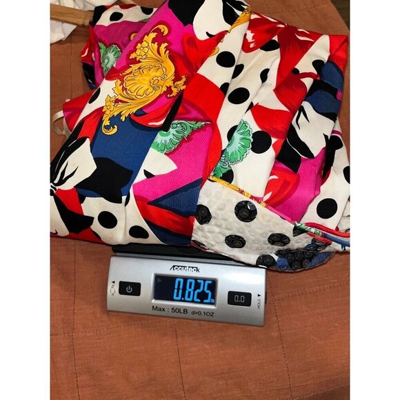 Morton Myles Vintage y2KPuff Sleeve Polka Dots Print Sequined Party Dress Women - Picture 10 of 10